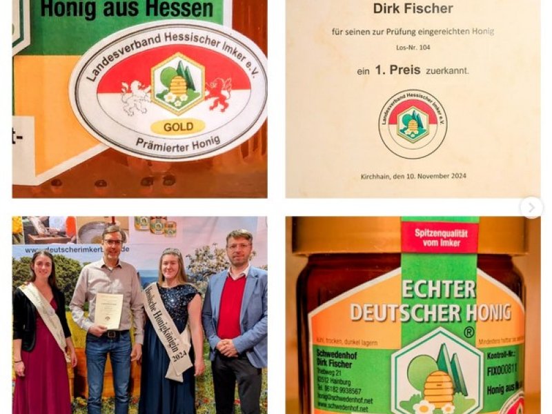 Goldmedaille für unseren Honig